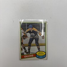 1980-81 O-Pee-Chee Mark Messier #289 Rookie Card Uncorrected Error Shoot R. rookie card picture