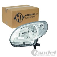 Diederichs Halogen Scheinwerfer Chrom Links Passend FüR Renault Kangoo | 4414781