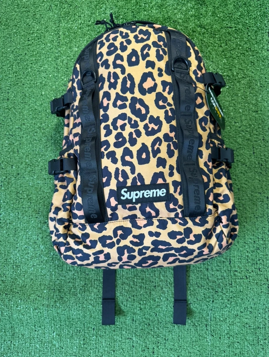 Supreme FW20 Cordura Leopard Print Backpack | eBay