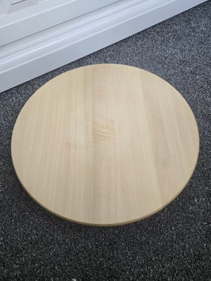 IKEA Wooden Lazy Susan Turntable 39cms Diam Rotating Serving Tray. - Image 1 of 4