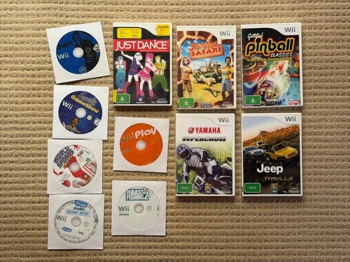 Nintendo Wii Bundle of 11 Games PAL Australia International Post