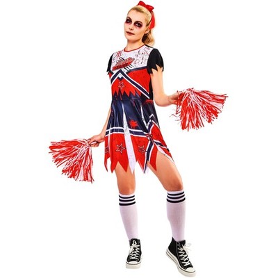 Rubies Official Adult Zombie Cheerleader Costume Dress Size 16-18