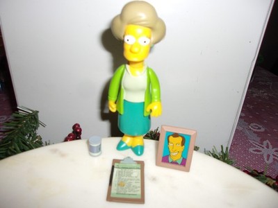THE SIMPSONS WOS INTERACTIVE LOOSE figure EDNA KRABAPPEL...... NO PEN
