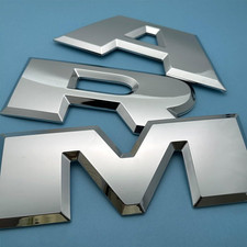 Set Tailgate Letters For Ram 1500 2500 3500 Emblem Badge Nameplate Chrome