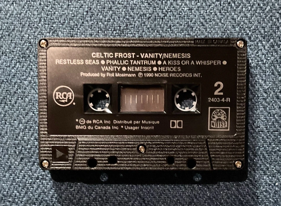 Celtic Frost- Vanity/Nemesis Cassette Tape - Image 3 of 3