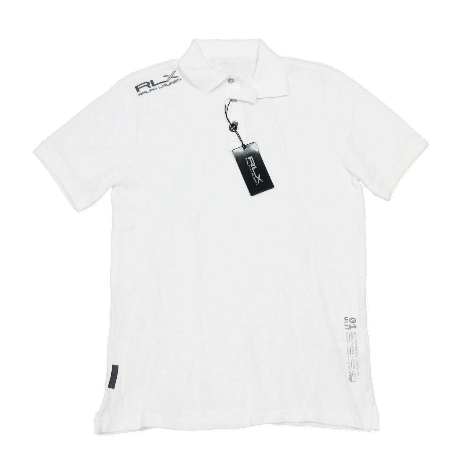 RLX Ralph Lauren Men's White Mesh Cotton Short Sleeve Polo T-Shirt
Opens in a new window or tab