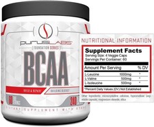 BCAA Amino Acids by Purus Labs - Recovery, En...