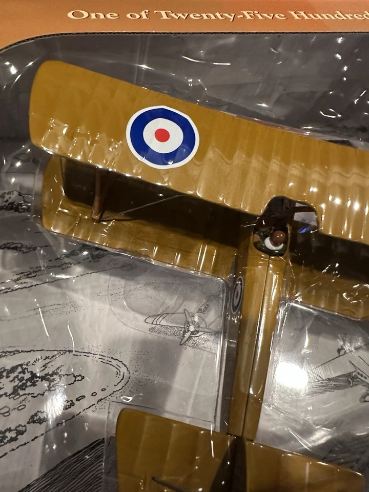 Vtg 1997 GEARBOX Limited Edition British Military WW1 SOPWITH PUP Airplane 1:32 - Image 2 of 4