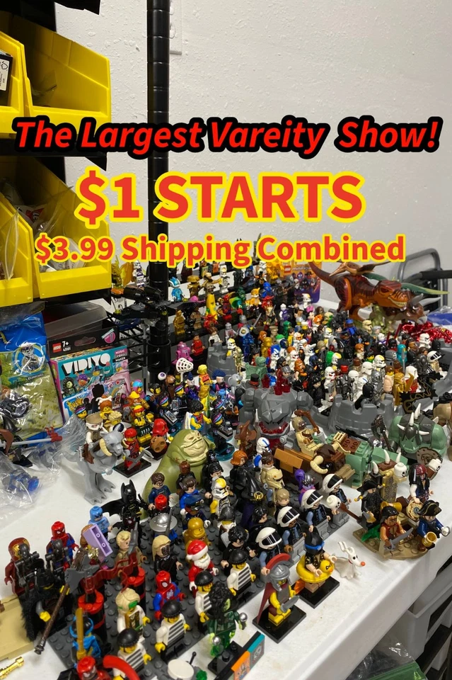 $1 Start Variety - Craziest show ever! 1k plus figs! 3.99 Shipping