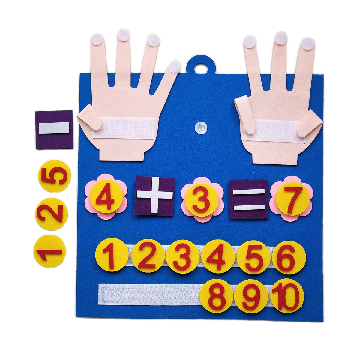 Filz Lernspielzeug Zahlen Zählen Mathematik Frühe Bildung Kleinkind