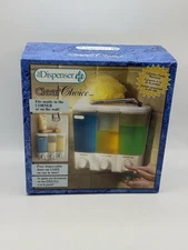 Clear Choice THE DISPENSER 3 Sections Shampoo Soap + Better Living Products NEW