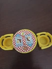 Vintage Fisher-Price Little People Breakfast Table Chairs Eggs Bacon