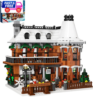 It s a Wonderful Life House Building Set w/ LED Lights Christmas Village 1549pcs
