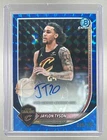 Jaylon Tyson 2025 Bowman #BCA-JN Blue Geometric Refractor Chrome Auto 90/150