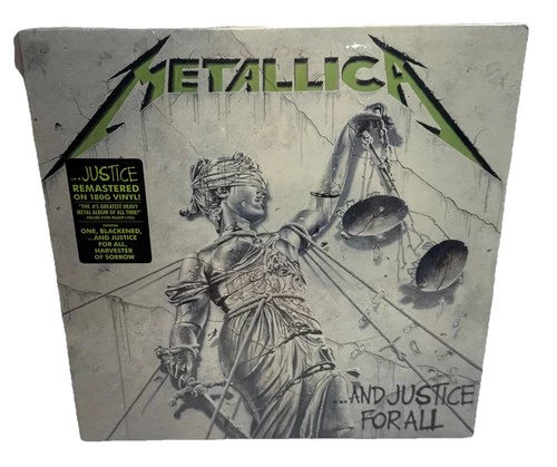 Metallica And Justice for All LP (2018) NEW Shrink Wrap Tear