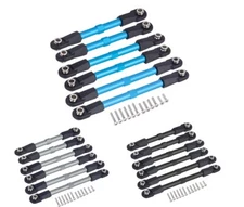 For 1/10 RC Traxxas BL-2S Slash 4x4 4WD ALUMINIUM COMPLETED TIE ROD 6pcs Upgrade