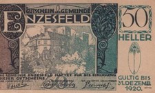 50 HELLER 1920 City of ENZESFELD Lower AUSTRIA Notgeld Banknote #PE941.U