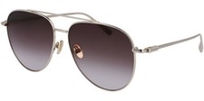 Ferragamo Men's Gold-Tone Aviator Sunglasses w/ Gradient Lens - SF308S 703 Italy