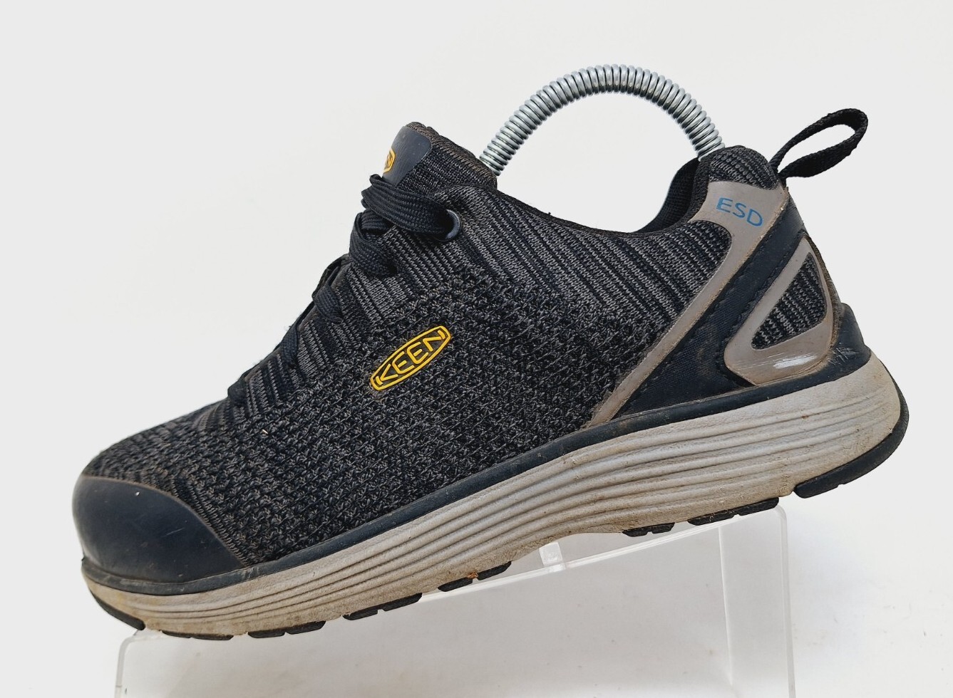 Scarpe da lavoro Keen donna Utility Sparta taglia 8 5 nero grigio punta in lega ESD