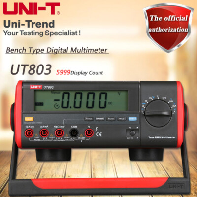 Uni-T UT803 True RMS - Tischmultimeter mit 6000 Zählern, DC1000V, Shop in DE