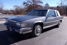 Cadillac 1987 cupé DeVille | póster de 24x36 pulgadas | coche de lujo