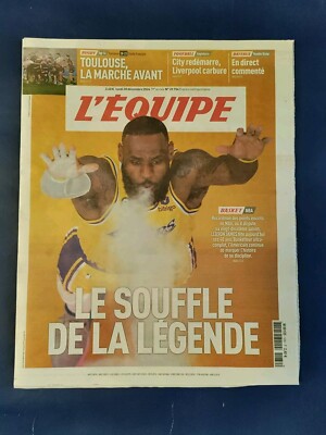 LEBRON JAMES SPECIAL 40 JAHRE DAS TEAM 30.12.2024 ''DER SOUFFLE DE LA LEGEND''