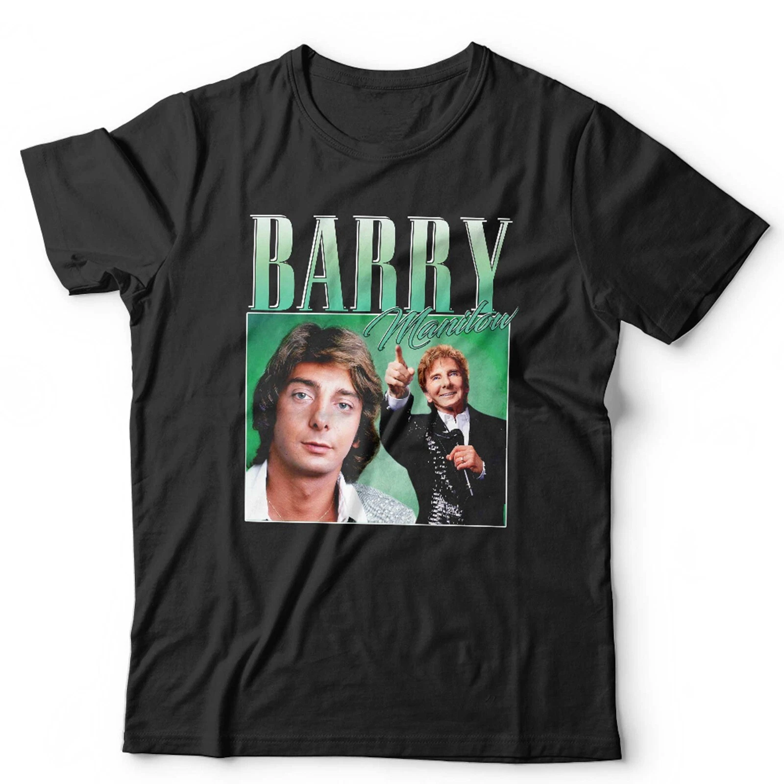 Barry Manilow Appreciation Tshirt Unisex Homage Throwback Stag Hen Do Fun Music
