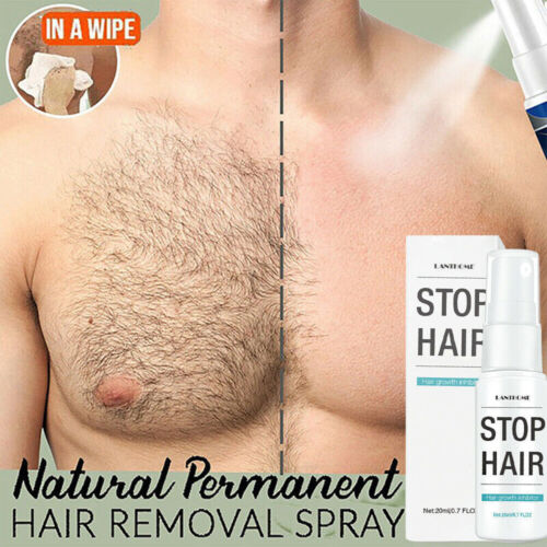 Permanent Body Hair Removal Cream Stop Hair Growth Inhibitor Hair Removal  Spray | eBay