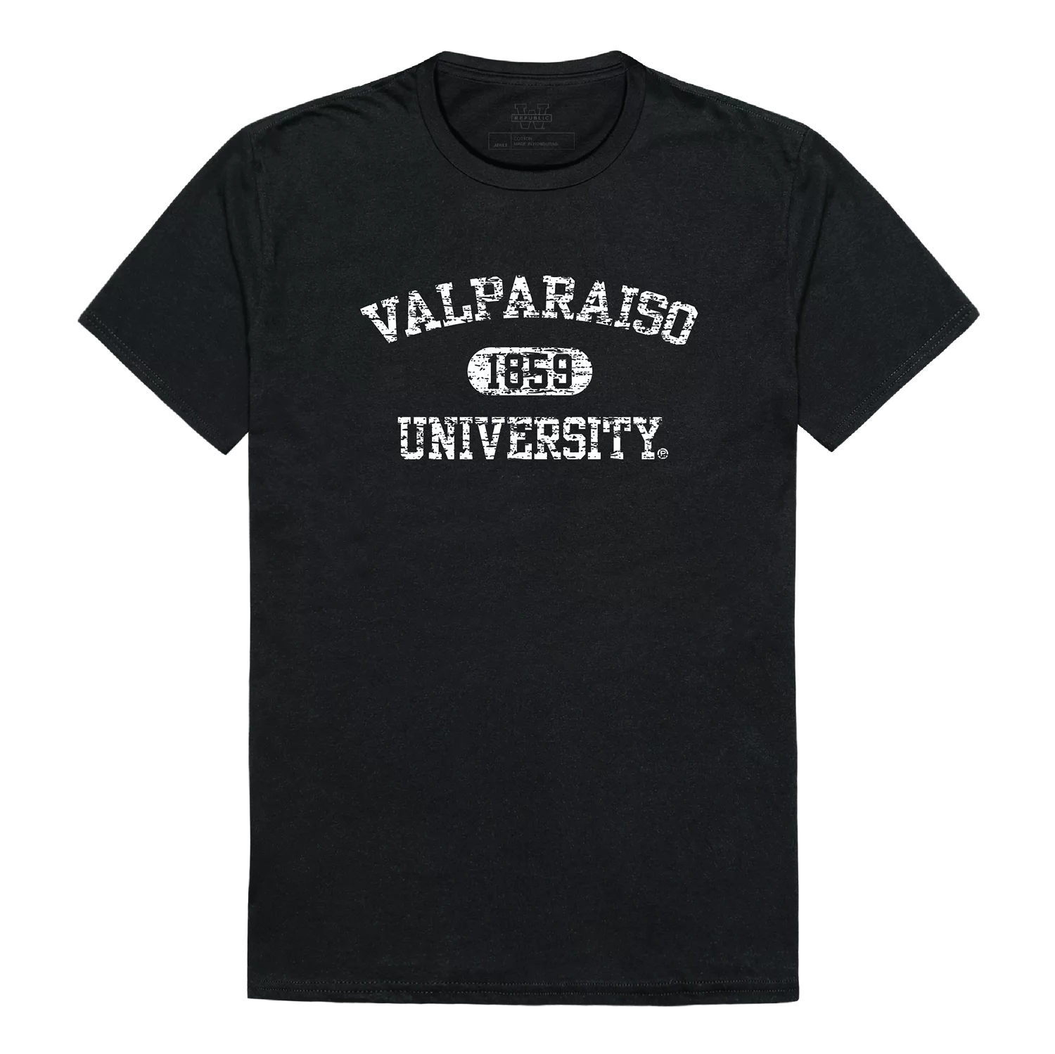 Valparaiso University Beacons NCAA Distressed Arch Vintage College Tee