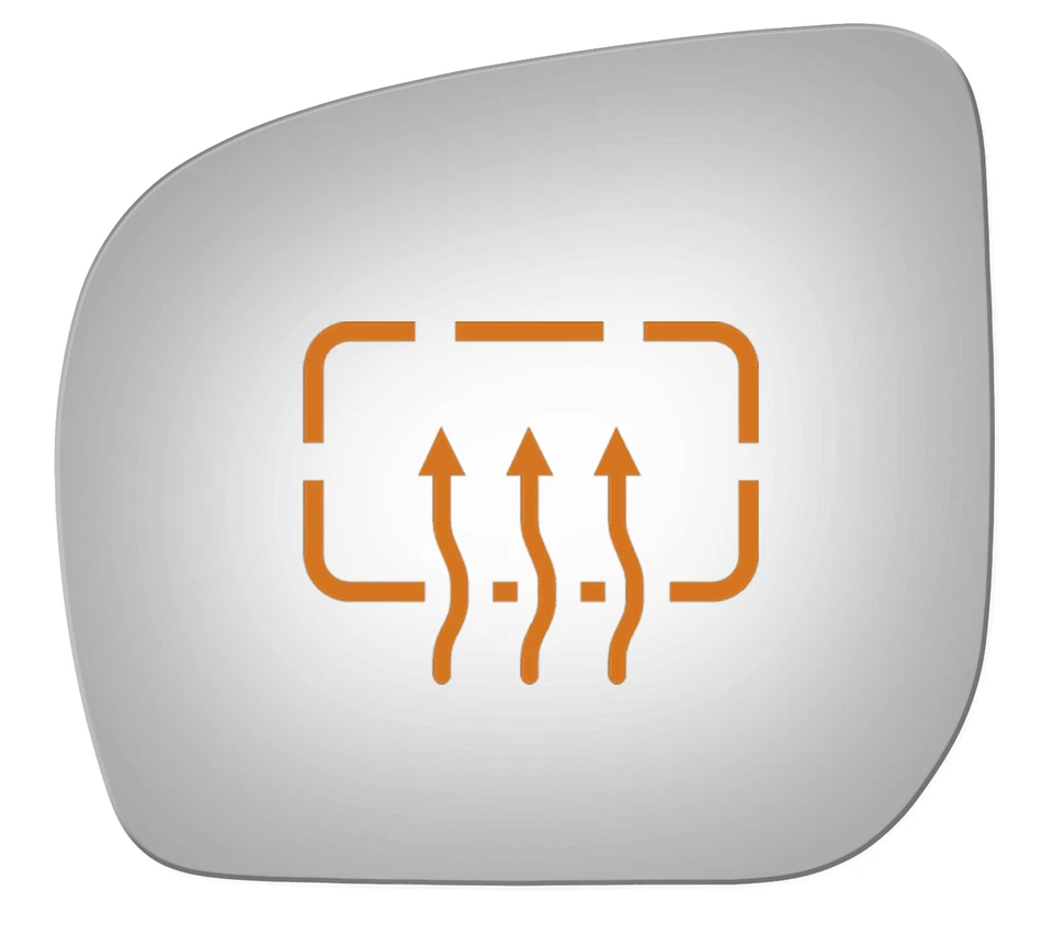 New Flat Left Power Mirror Glass For 09-13 Subaru Forester W/O Backing Plate - Image 2 of 4