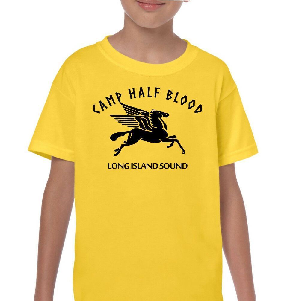 Camp Half Blood T-Shirt Kids Funny Percy & The Lightning Thief