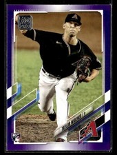 2021 Topps #481 Taylor Widener Royal Blue Card Arizona Diamondbacks