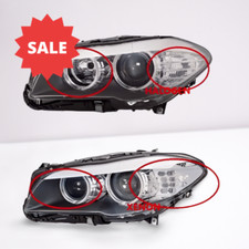 BMW 5 Series 2010-2013 Front Headlight Bi-Xenon Type Non Adaptive Left Near Side