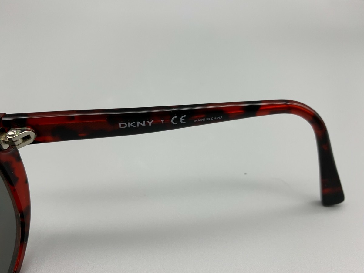 DKNY DY4084 Dk Tortoise/Red Butterfly Frame Sunglasses Dkny Tortoise Eyeglasses main image 3
