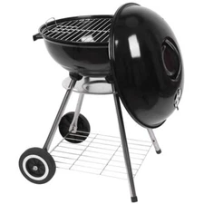 Charcoal Grill 18" Barrel BBQ Smoker Barbecue Patio Backyard Outdoor Grill Oven