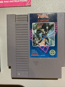 Vintage 1985 Nintendo NES CAPTAIN COMMANDO TROJAN CAPCOM With Manual working