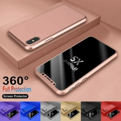 HEROSHIELDZ For iPhone 6 7/8 Plus XR XS Max 11 11 Pro 11 ProMax 360° Full Protective Case