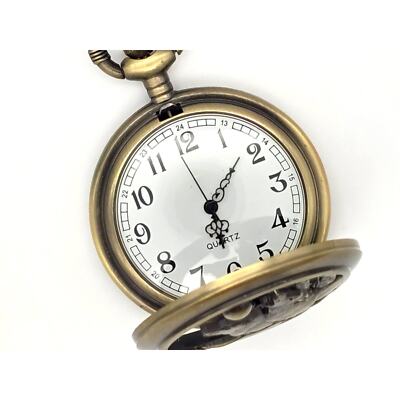 New Wolf wolves Howling at the moon pocket watch Wolf Pocket Watch NEW Howling at the Moon Wolves Gift Wild  main image 3
