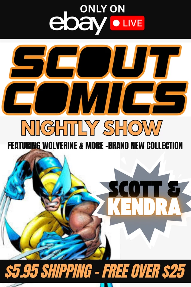 Scout Comics Nightly  - Live w/Norma & Kendra - FEATURING WOLVERINE
