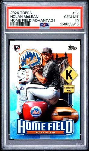 2026 Topps Series 1 Nolan McLean Base (PSA 10)