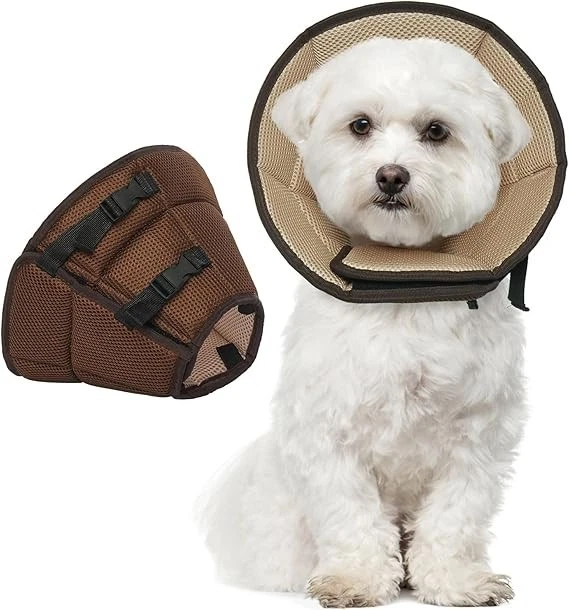 Kuoser Dog Cone Collar After Surgery, Pet Protective Neck Cone for Small Medium