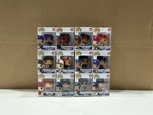 Funko Bitty Pop MLB Complete Set of 12 Judge Ohtani Harper Trout Betts & More