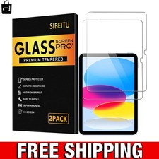 2 Pack Screen Protector for Ipad 10Th Generation 10.9 Inch 2022 Model A2696/A27