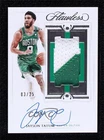 2020-21 Panini Flawless Vertical 3/25 Jayson Tatum #VPA-JAY Patch Auto