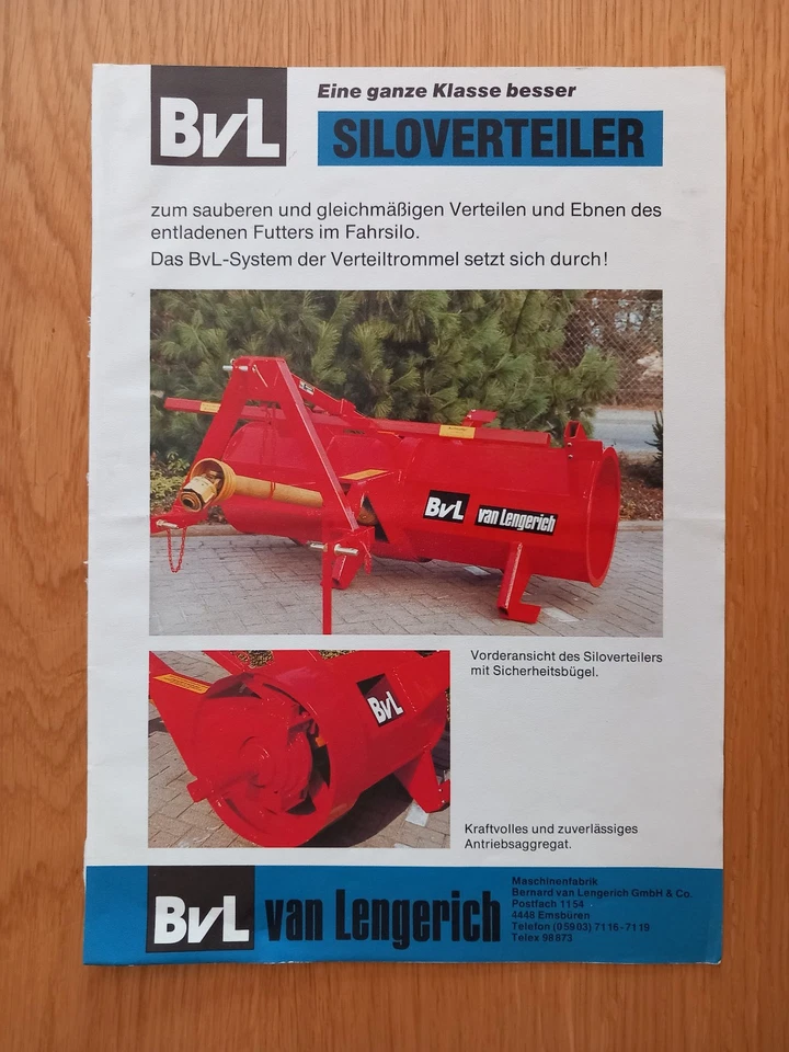 Fa. B.v.L- Original Prospekt - Bild 1 von 1