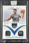 ANTHONY EDWARDS 2024-25 PANINI FLAWLESS MASTERCRAFT TRIPLE GU LOGO TAG PATCH 3/5