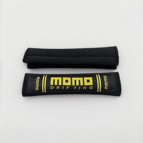 2PCS MoMo Of Italy Drifting Soft Microfiber Seat Belt Cover JDM Shoulder Pads - Picture 4 of 7