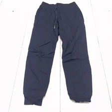 Uniqlo Heattech Pants Mens Small Black Fleece Lined Joggers Sweatpants Pockets