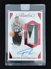 2024-25 Panini Flawless Giannis Antetokounmpo Ruby Vertical Patch Auto Bucks /15