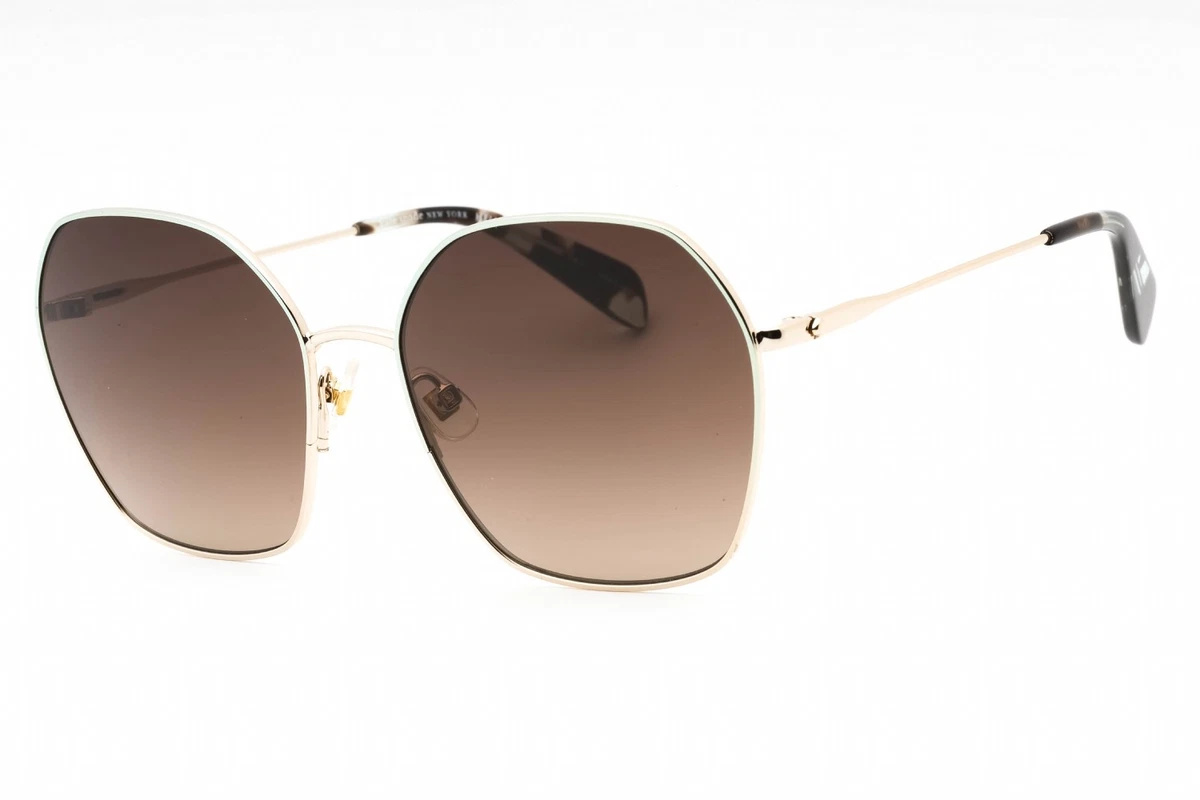 kate spade new york Gold Round Sunglasses for Women for sale  display picture 3